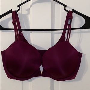 VICTORIA SECRET Burgundy 34DD Bra; NWT